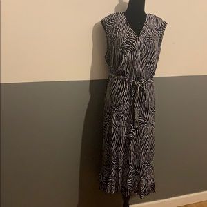 Zebra style dress